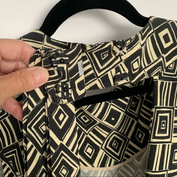 SOLD‼️ Christian Dior 100% Silk Geometric Palazzo Pant Sleeveless Jumpsuit - Picture 5 of 14